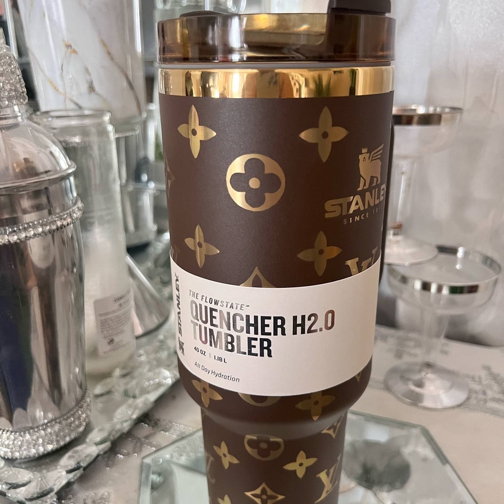 Stanley Brown and Gold Quencher H2.0 Tumbler